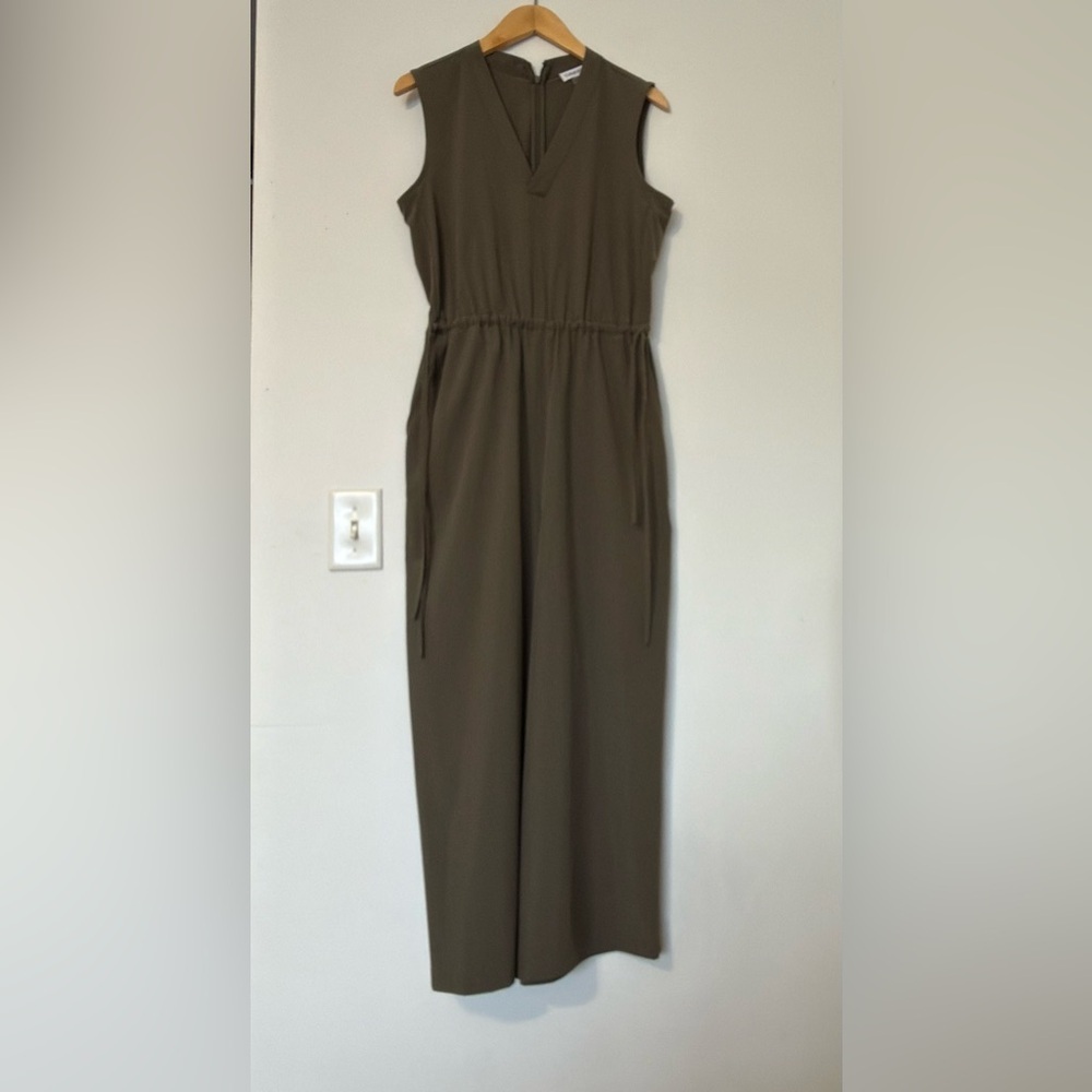 Calvin Klein Women’s Jumpsuit Size 4 Green Wide Leg - Picture 5 of 12